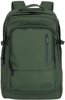 Travelite Basics laptop laptop rugzak Water-repellent olive Groen - H 48 x B 33 x D 20 cm