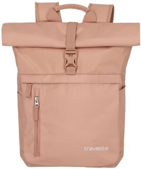 Travelite Basics Rollup laptop laptop rugzak rosé Roze - H 60 x B 37 x D 16 cm