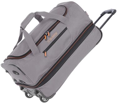 Travelite Basics Wheeled Duffle 55cm Expandable Grey/Green