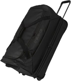 Travelite Basics Wheeled Duffle 70cm blackreistas met wielen Zwart - H 37 x B 70 x D 35 cm
