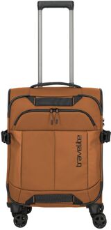 Travelite Briize 4W Trolley S curry zachte koffer lichtgewicht koffer Oranje - H 55 x B 39 x D 20 cm