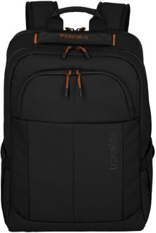 Travelite Briize laptop laptop rugzak M black Zwart - H 45 x B 30 x D 17 cm