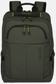 Travelite Briize rugzak M khaki Groen - No Size