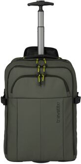 Travelite Briize Trolley Backpack khaki Groen - H 50 x B 32 x D 20 cm