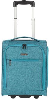 Travelite Cabin 2 Wiel Underseater 43cm petrol zachte koffer lichtgewicht koffer Blauw - H 43 x B 34 x D 20 cm