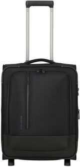 Travelite Crosslite 5.0 2 Wheel Trolley S Expandable black zachte koffer Zwart - H 54 x B 40 x D 20 cm