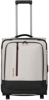 Travelite Crosslite 5.0 2 Wheel Trolley S Expandable white sand zachte koffer Zand - H 54 x B 40 x D 20 cm