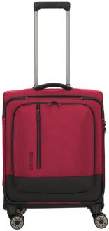 Travelite Crosslite 5.0 4w Trolley S red zachte koffer Rood - H 55 x B 40 x D 20 cm