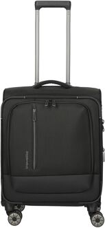 Travelite Crosslite 5.0 handbagage koffer 55 cm black Zwart