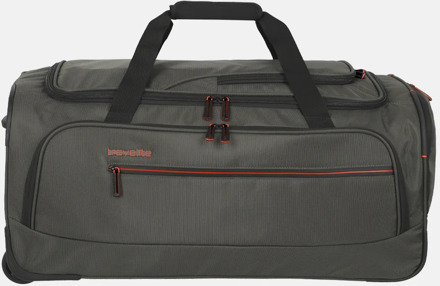 Travelite Crosslite 5.0 reistas op wielen M dark olive Groen - No Size