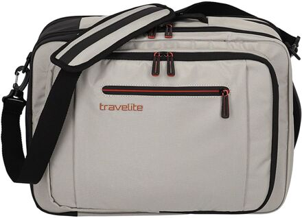 Travelite Crosslite 5.0 underseater rugzak 15 inch beige
