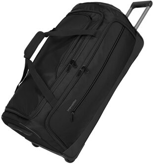 Travelite Crosslite 5.0 Wheeled Duffle L black Reistas Zwart - H 79 x B 38 x D 39