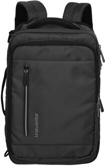 Travelite Crosslite Boarding Backpack S black weekendtas handbagage Zwart - H 40 x B 25 x D 20/23 cm