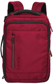 Travelite Crosslite Boarding Backpack S red weekendtas handbagage Rood - H 40 x B 25 x D 20/23 cm