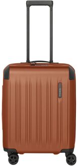 Travelite Dynamiic 4 Wheel Cabin Trolley amber hardcase koffer Oranje - H 55 x B 40 x D 23 cm