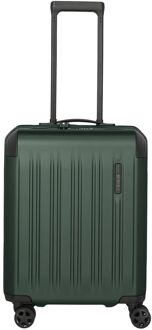 Travelite Dynamiic 4 Wheel Cabin Trolley green hardcase koffer Groen - H 55 x B 40 x D 20 cm