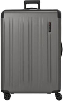 Travelite Dynamiic 4 Wheel Trolley XL anthracite hardcase koffer Grijs - H 81 x B 55 x D 34 cm