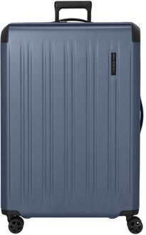Travelite Dynamiic 4 Wheel Trolley XL denim hardcase koffer Blauw - H 81 x B 55 x D 34 cm