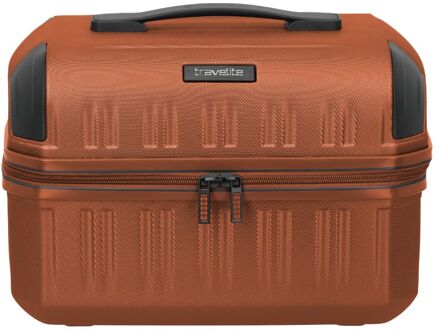 Travelite Dynamiic Beautycase copper hardcase koffer Bruin - H 38 x B 27 x D 23 cm