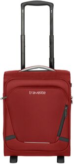 Travelite Jetpack Easy 2 Cabin red zachte koffer lichtgewicht koffer Rood - H 40 x B 30 x D 20 cm