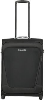 Travelite Jetpack Multi Light 2 Cabin black zachte koffer lichtgewicht koffer Zwart - H 55 x B 40 x D 20 cm