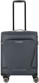 Travelite Jetpack Multi Light 4 Cabin anthracite zachte koffer lichtgewicht koffer Grijs - H 55 x B 40 x D 20 cm