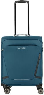 Travelite Jetpack Multi Light 4 Cabin petrol zachte koffer lichtgewicht koffer Blauw - H 55 x B 40 x D 20 cm