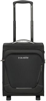 Travelite Jetpack Wings 2 Cabin black zachte koffer lichtgewicht koffer Zwart - H 40 x B 30 x D 25 cm