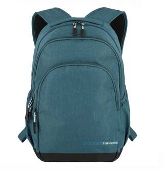 Travelite Kick Off Backpack L petrol Blauw - H 45 x B 31 x D 16