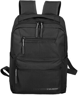 Travelite Kick Off Backpack M black Zwart - H 40 x B 31 x D 14 cm