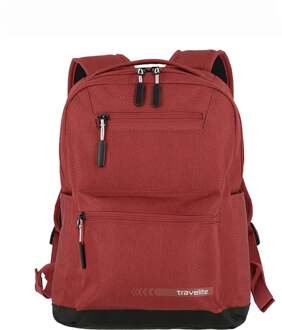 Travelite Kick Off Backpack M red Rood - H 40 x B 31 x D 14