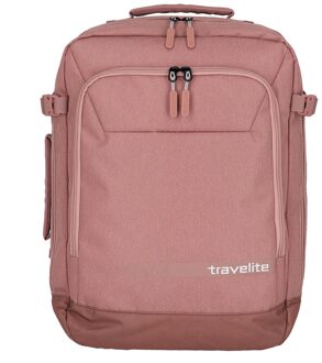 Travelite Kick Off Cabin Size backpack/weekender rugzak rose Roze