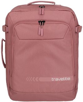 Travelite Kick Off Cabin Size backpack/weekender rugzak rose Roze