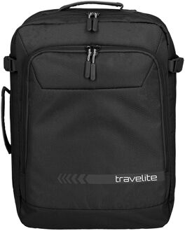 Travelite Kick Off Cabin Size Duffle/Backpack black weekendtas handbagage Zwart - H 50 x B 37 x D 20 cm