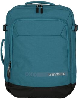 Travelite Kick Off Cabin Size Duffle/Backpack petrol weekendtas handbagage Blauw - H 50 x B 37 x D 20 cm