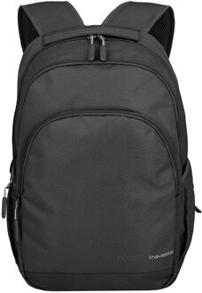Travelite Kick Off laptop laptop rugzak L black Zwart - H 45 x B 31 x D 16 cm