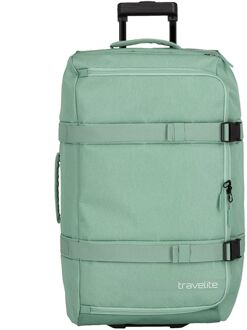 Travelite Kick Off Wheeled Duffle L sagereistas met wielen Groen - H 77 x B 37 x D 26 cm