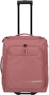 Travelite Kick Off Wheeled Duffle S rose weekendtas handbagage Roze - H 55 x B 40 x D 20 cm