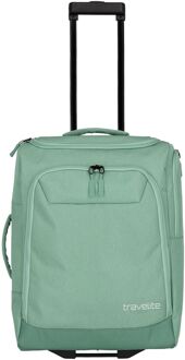 Travelite Kick Off Wheeled Duffle S sage weekendtas handbagage Groen - H 55 x B 40 x D 20 cm