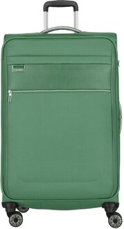 Travelite Miigo 4 Wheel Trolley L Expandable green Zachte koffer Groen - H 77 x B 47 x D 30 / 34