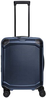 Travelite Millennium Spinner Cabin Trolley navy hardcase koffer lichtgewicht koffer Blauw - H 55 x B 40 x D 20 cm