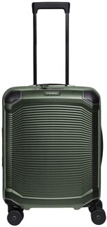 Travelite Millennium Spinner Cabin Trolley pine green hardcase koffer lichtgewicht koffer Groen - H 55 x B 40 x D 20 cm