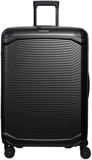 Travelite Millennium Spinner L black hardcase koffer lichtgewicht koffer Zwart - H 76 x B 51 x D 30 cm