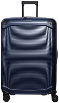 Travelite Millennium Spinner L navy hardcase koffer lichtgewicht koffer Blauw - H 76 x B 51 x D 30 cm