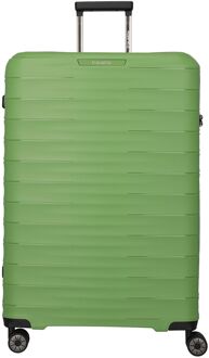 Travelite Mooby 4w Trolley L green hardcase koffer lichtgewicht koffer Groen - H 77 x B 51 x D 30 cm