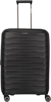 Travelite Mooby 4w Trolley M black hardcase koffer lichtgewicht koffer Zwart - H 66 x B 45 x D 28 cm