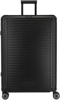 Travelite Next 2.0 Aluminium 4w Trolley L black matt hardcase koffer Zwart - H 77 x B 52 x D 29 cm