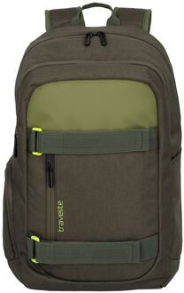 Travelite Pathway laptop laptop rugzak olive Groen - H 48 x B 31 x D 19 cm
