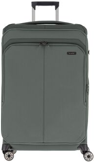 Travelite Priima 4w Trolley L Exp. olive zachte koffer lichtgewicht koffer Groen - H 79 x B 48 x D 31 cm