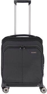 Travelite Priima handbagage koffer 55 cm black Zwart